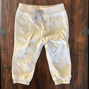 Cat & Jack 12M Lined Khaki Joggers